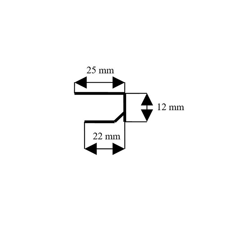 záró profil polikarbonát lemezhez
